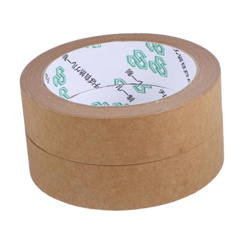 TOBBOMEY 2 Rollen Kraftpapier Klebeband Selbstklebend Verpackungsband Schreibbar Stark Langlebig Für Pakete Umzugskartons Versand Stabil TOBBOMEY 2 Rollen Kraftpapier Klebeband Selbstklebend Verpackungsband Schreibbar Stark Langlebig Für Pakete Umzugskartons Versand Stabil von TOBBOMEY