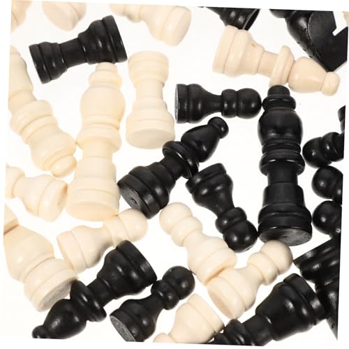 TOBBOMEY 2 Sätze Holz Schachfiguren Set Mini International Schachspiel Figuren Zweifarbig für Schachbrett Zubehör Denkspiel Holzfiguren für Erwachsene Lernspielzeug TOBBOMEY 2 Sätze Holz Schachfiguren Set Mini International Schachspiel Figuren Zweifarbig für Schachbrett Zubehör Denkspiel Holzfiguren für Erwachsene Lernspielzeug von TOBBOMEY