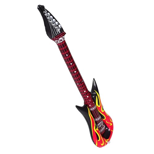 TOBBOMEY 2 Stück Aufblasbare Gitarre, Weiß, Aufblasbare Gitarre, Spielzeuggitarre, Aufblasbare Gitarren Für Erwachsene, Rockkostüm, Aufblasbare Mikrofone, Konzertballon, Zauberstab, TOBBOMEY 2 Stück Aufblasbare Gitarre, Weiß, Aufblasbare Gitarre, Spielzeuggitarre, Aufblasbare Gitarren Für Erwachsene, Rockkostüm, Aufblasbare Mikrofone, Konzertballon, Zauberstab, von TOBBOMEY