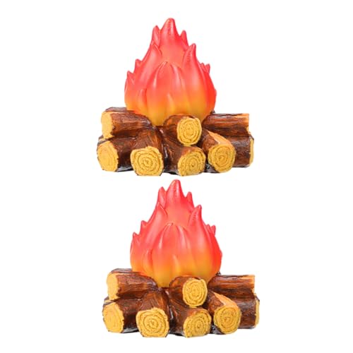 TOBBOMEY 2 Stück LED Künstliche Flammenlampe Wetterfest Realistischer Feuereffekt Dekorative Fake Lagerfeuerbeleuchtung Für Camping Festival Weihnachtsdeko Ohne Batterie TOBBOMEY 2 Stück LED Künstliche Flammenlampe Wetterfest Realistischer Feuereffekt Dekorative Fake Lagerfeuerbeleuchtung Für Camping Festival Weihnachtsdeko Ohne Batterie von TOBBOMEY