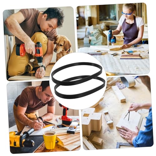 TOBBOMEY 2 Stück Teiliges Gummiband für Bandsäge Elastischer Verschleißfester Ersatzriemen für Holzbearbeitung Kompatibel mit Verschiedenen Sägen Langlebig und für Effiziente TOBBOMEY 2 Stück Teiliges Gummiband für Bandsäge Elastischer Verschleißfester Ersatzriemen für Holzbearbeitung Kompatibel mit Verschiedenen Sägen Langlebig und für Effiziente von TOBBOMEY