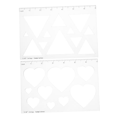 TOBBOMEY 2 Stück Transparentes Schneidebrett für Präzise Holzbearbeitung Multifunktionale Frässchablone für Exakte Holzschnittführung TOBBOMEY 2 Stück Transparentes Schneidebrett für Präzise Holzbearbeitung Multifunktionale Frässchablone für Exakte Holzschnittführung von TOBBOMEY