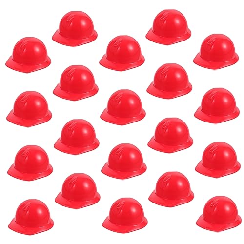 TOBBOMEY 20 Stk Spielzeughelm Mini-bauschutzhelme Puppenhüte Schutzhelme Für Miniaturpuppen Puppen-schutzhelm Mini-sicherheitshut Miniaturpuppen-bauhut Aufkleber Für Schutzhelme Rot Abs TOBBOMEY 20 Stk Spielzeughelm Mini-bauschutzhelme Puppenhüte Schutzhelme Für Miniaturpuppen Puppen-schutzhelm Mini-sicherheitshut Miniaturpuppen-bauhut Aufkleber Für Schutzhelme Rot Abs von TOBBOMEY