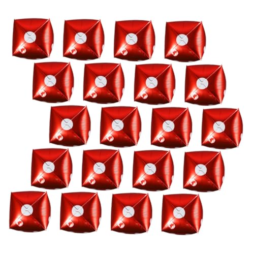 TOBBOMEY 20 Stück Quadratische Folienballons für Männer Aluminiumfolie Partydekorationen für Geburtstagsfeiern und Festivals TOBBOMEY 20 Stück Quadratische Folienballons für Männer Aluminiumfolie Partydekorationen für Geburtstagsfeiern und Festivals von TOBBOMEY