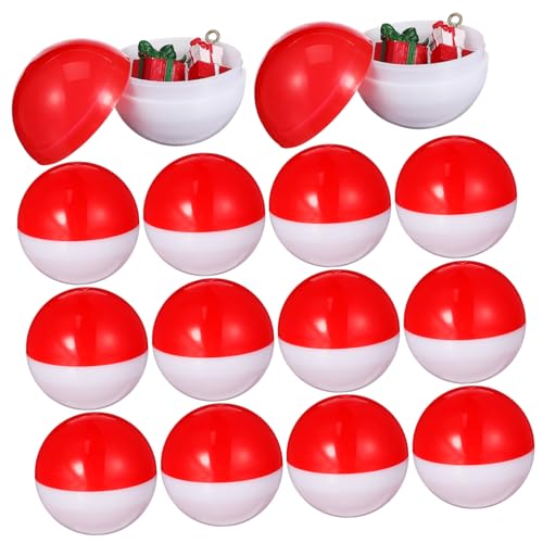 TOBBOMEY 20 Stück Runde Leerkapseln Kunststoff Vending Capsules für Automaten Sichere Befüllbare Spielzeugkapseln für Partygeschenke Osterkugeln Claw Game Verkaufsautomaten von TOBBOMEY