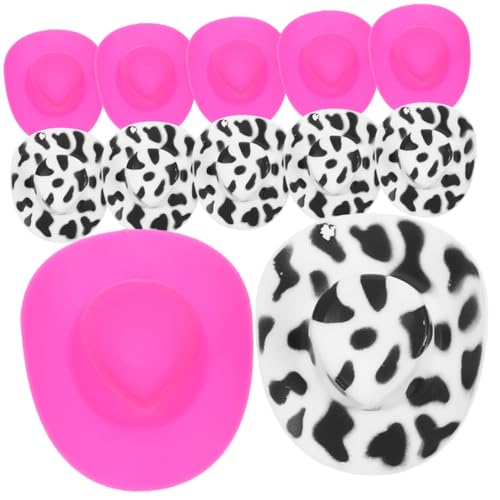 TOBBOMEY 20 Stück Teiliges Mini Cowboy Hüte Dekorative Miniaturen Leichte Langlebige Puppenhüte zum Basteln und Verzieren Kompatibel für DIY Puppenkleidung und Miniaturdekoration TOBBOMEY 20 Stück Teiliges Mini Cowboy Hüte Dekorative Miniaturen Leichte Langlebige Puppenhüte zum Basteln und Verzieren Kompatibel für DIY Puppenkleidung und Miniaturdekoration von TOBBOMEY