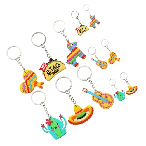 TOBBOMEY 24 Stück Teiliges Mexikanisches Fiesta party Schlüsselanhänger Bunte Cartoon Schlüsselringe als Party deko und Geschenk Langlebige Materialien für Geburtstage und Sommerfeste TOBBOMEY 24 Stück Teiliges Mexikanisches Fiesta party Schlüsselanhänger Bunte Cartoon Schlüsselringe als Party deko und Geschenk Langlebige Materialien für Geburtstage und Sommerfeste von TOBBOMEY