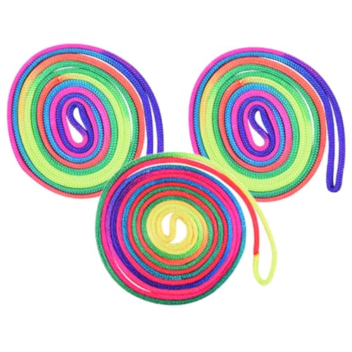 TOBBOMEY 3 Stück Cats Cradle String Regenbogenfarben Elastisches Finger Hand Spiel für Tragbar Hautfreundlich für Party Mitgebsel und Outdoor Aktivitäten TOBBOMEY 3 Stück Cats Cradle String Regenbogenfarben Elastisches Finger Hand Spiel für Tragbar Hautfreundlich für Party Mitgebsel und Outdoor Aktivitäten von TOBBOMEY