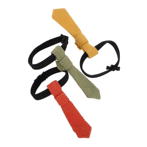 TOBBOMEY 3 Stück Puppenkrawatte, Mini Krawatte, Tiny Action Puppenhaus, Vorgebundene Krawatte, Tiny Puppenhaus Kleidung, Krawatte, Mini Accessoires Für Puppen, Tiny Action, Vorgebundene TOBBOMEY 3 Stück Puppenkrawatte, Mini Krawatte, Tiny Action Puppenhaus, Vorgebundene Krawatte, Tiny Puppenhaus Kleidung, Krawatte, Mini Accessoires Für Puppen, Tiny Action, Vorgebundene von TOBBOMEY