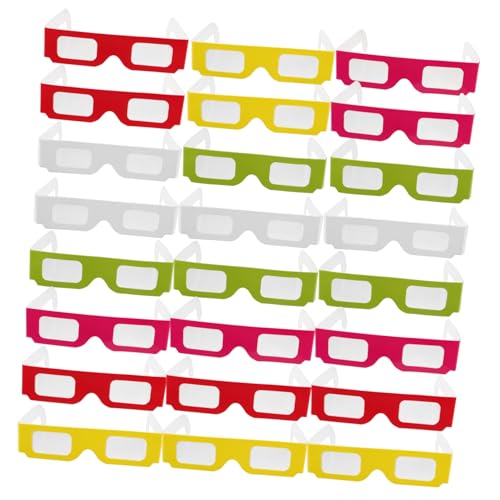 TOBBOMEY 30 Stück Papierbrillen für Rote Valentinstag Brille Farbiges Partyzubehör für Filme Geburtstagsfeiern und Klassenzimmerbelohnungen TOBBOMEY 30 Stück Papierbrillen für Rote Valentinstag Brille Farbiges Partyzubehör für Filme Geburtstagsfeiern und Klassenzimmerbelohnungen von TOBBOMEY
