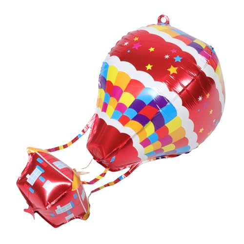 TOBBOMEY 4 Stück Heißluftballon Dekoration, Heißluftballon Geburtstagsdekorationen, Heißluftballon Mittelstücke, Heißluftballonfolie, Aufblasbarer Heißluftballon, Aluminiumfolienballon TOBBOMEY 4 Stück Heißluftballon Dekoration, Heißluftballon Geburtstagsdekorationen, Heißluftballon Mittelstücke, Heißluftballonfolie, Aufblasbarer Heißluftballon, Aluminiumfolienballon von TOBBOMEY