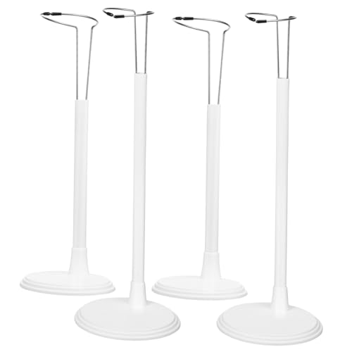 TOBBOMEY 4 Stück Puppenständer Teiliges und Doll Display Halterung Stabil Langlebig für Indoor Figuren Sammler Zubehör Einfach zu Montieren Platzsparend von TOBBOMEY