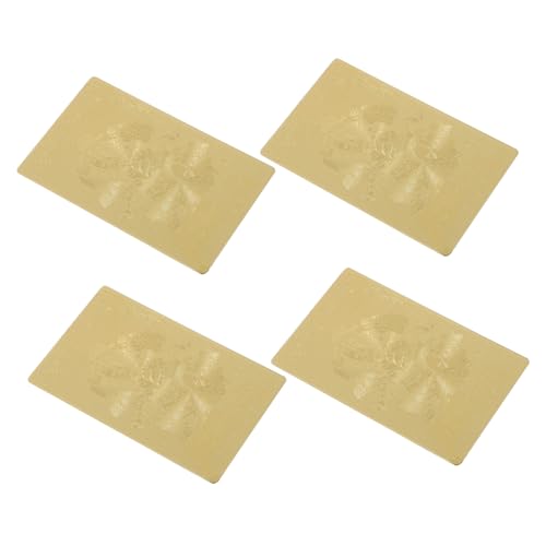 TOBBOMEY 4 Stück Teiliges Traditionelle Tai Sui Amulett-Karten Jahr des Pferdes Feng Shui Schutz Segenskarten aus Kupfer für Wohlstand und Glück TOBBOMEY 4 Stück Teiliges Traditionelle Tai Sui Amulett-Karten Jahr des Pferdes Feng Shui Schutz Segenskarten aus Kupfer für Wohlstand und Glück von TOBBOMEY