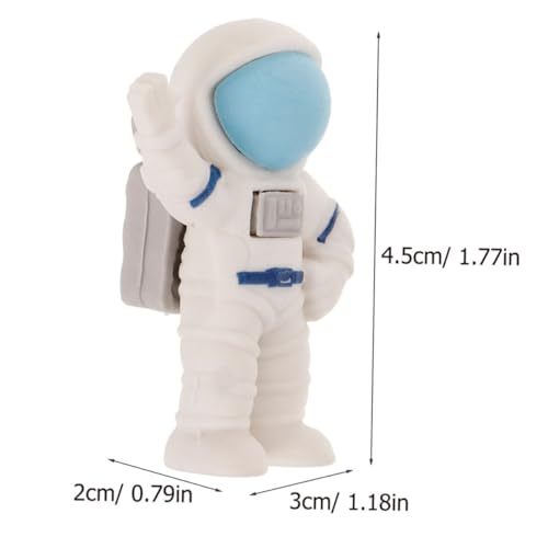 TOBBOMEY 48 Stück Teiliges Weltraum Radiergummi Astronaut Radiergummi Für Kindergarten Schüler Belohnung Und Weltraum Dekoration von TOBBOMEY