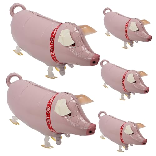TOBBOMEY 5 Stück Ballonparty Aufblasbares Aufblasschwein Tiere Aufblasbares Partyzubehör Kinder Aufblasbares Spielzeug Modellierung Aufblasbare Party Requisiten Entzückende Aufblasbare TOBBOMEY 5 Stück Ballonparty Aufblasbares Aufblasschwein Tiere Aufblasbares Partyzubehör Kinder Aufblasbares Spielzeug Modellierung Aufblasbare Party Requisiten Entzückende Aufblasbare von TOBBOMEY