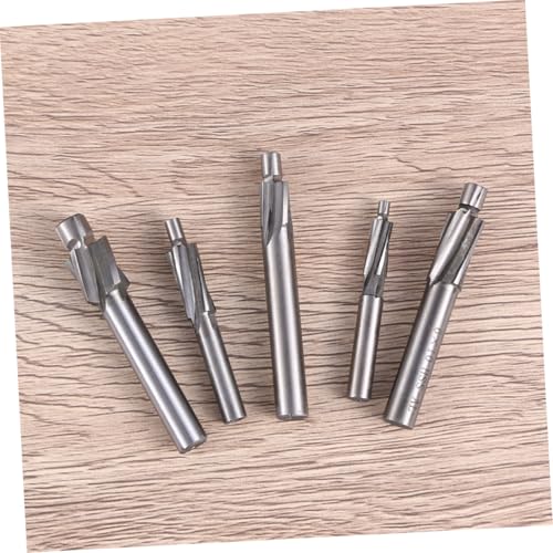 TOBBOMEY 5 Stück Teiliges Hochleistungs Senkfräser Stahl Fräser mit Geradem Schaft Cnc Maschinen Werkzeug für Edelstahl Stahl Aluminiumbearbeitung Durchmesser von TOBBOMEY