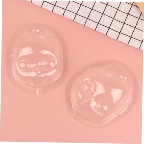 TOBBOMEY 5 Stück Teiliges Transparente Mini Puppenmasken aus Langlebigem Material mit Doppelten Löchern Staubdichte Gesichtsbedeckungen für DIY Puppenbasteln Geeignet für Kleine Loli TOBBOMEY 5 Stück Teiliges Transparente Mini Puppenmasken aus Langlebigem Material mit Doppelten Löchern Staubdichte Gesichtsbedeckungen für DIY Puppenbasteln Geeignet für Kleine Loli von TOBBOMEY