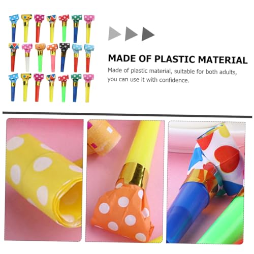 TOBBOMEY 50 Stück Bunte Partytröten Kindergeburtstag Tröten mit Lustigen Geräuscheffekten Kunststoff Party Blowouts Einfach zu Bedienen für Mädchen Gastgeschenke und Feierlichkeiten TOBBOMEY 50 Stück Bunte Partytröten Kindergeburtstag Tröten mit Lustigen Geräuscheffekten Kunststoff Party Blowouts Einfach zu Bedienen für Mädchen Gastgeschenke und Feierlichkeiten von TOBBOMEY