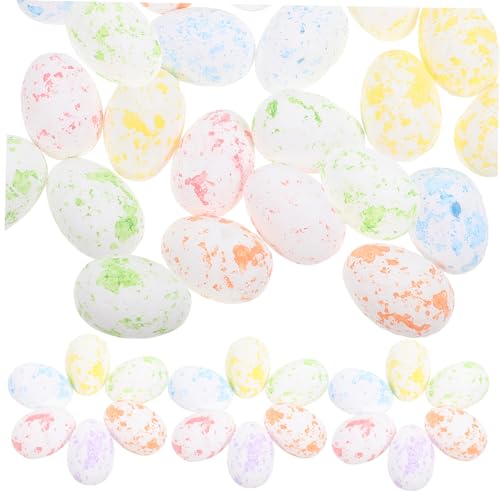 TOBBOMEY 50 Stück Schaumeier, Ostereier, Partytütenfüller, Osterei Ornament, Osterei , Schaumeier Dekoration, Eierspielzeug, Festivalschmuck, Partygeschenke, Osterparty Zubehör, TOBBOMEY 50 Stück Schaumeier, Ostereier, Partytütenfüller, Osterei Ornament, Osterei , Schaumeier Dekoration, Eierspielzeug, Festivalschmuck, Partygeschenke, Osterparty Zubehör, von TOBBOMEY