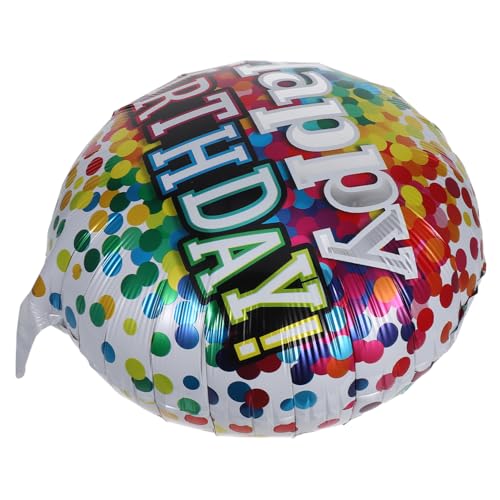 TOBBOMEY 6 Runde Luftballons Für Geburtstagspartys: „happy Birthday“-heliumfolienballons Für Festliche Dekorationen – Atemberaubendes Hintergrundlayout Mit Visuellen Effekten TOBBOMEY 6 Runde Luftballons Für Geburtstagspartys: „happy Birthday“-heliumfolienballons Für Festliche Dekorationen – Atemberaubendes Hintergrundlayout Mit Visuellen Effekten von TOBBOMEY
