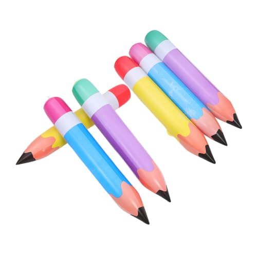 TOBBOMEY 6 Stück Aufblasbare Riesen Bleistift Ballons aus Robustem PVC Bunte Partydekoration für Klassenzimmer Schulanfang Geburtstag und Abschlussfeier Leicht Tragbar und Einfach zu TOBBOMEY 6 Stück Aufblasbare Riesen Bleistift Ballons aus Robustem PVC Bunte Partydekoration für Klassenzimmer Schulanfang Geburtstag und Abschlussfeier Leicht Tragbar und Einfach zu von TOBBOMEY