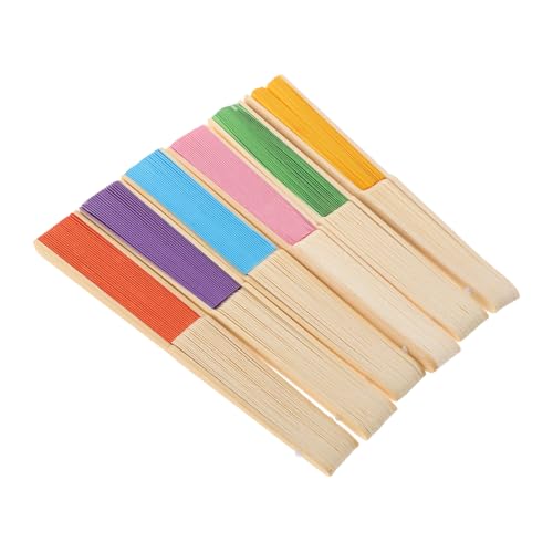 TOBBOMEY 6 Stück Bunte Faltbare Handventilatoren für Leichte Papierfächer zum Bemalen DIY Bastelmaterial für Mädchen und Jungen für Partys Festivals und Kreative Aktivitäten TOBBOMEY 6 Stück Bunte Faltbare Handventilatoren für Leichte Papierfächer zum Bemalen DIY Bastelmaterial für Mädchen und Jungen für Partys Festivals und Kreative Aktivitäten von TOBBOMEY