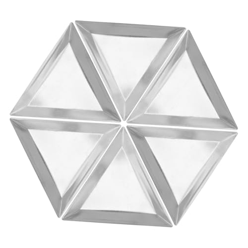 TOBBOMEY 6 Stück Edelstahl Wiegeschalen Dreieckige Waagschalen für Schmuck Pulver Flüssigkeiten Labor Präzise und Langlebige Edelstahl Waagschalen für Lebensmittelproben und Epoxidharz TOBBOMEY 6 Stück Edelstahl Wiegeschalen Dreieckige Waagschalen für Schmuck Pulver Flüssigkeiten Labor Präzise und Langlebige Edelstahl Waagschalen für Lebensmittelproben und Epoxidharz von TOBBOMEY