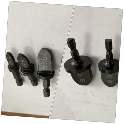 TOBBOMEY 6 Stück Röhrenexpaner Schlüssel Abfackeln Bördelstücke werkzeug Kanal Crimping Tool Gesenkbohrer Rohraufweitungsbohrer Rohrbiegesatz Röhrenexpander -Kit Lagerstahl Schwarz von TOBBOMEY