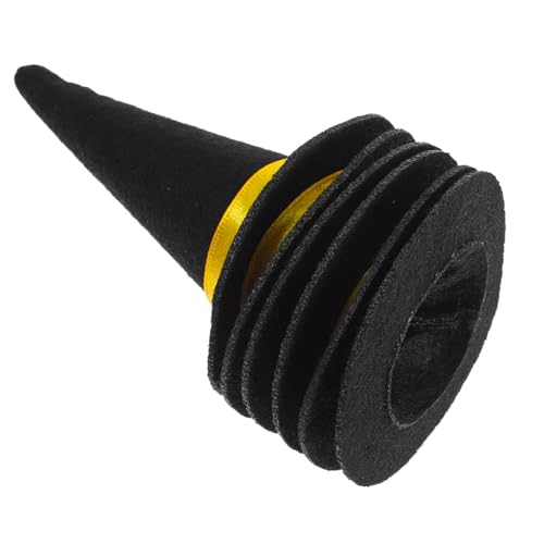 TOBBOMEY 6 Stück Teiliges Mini Filz Hexenhüte Handgemachte Halloween Weinflaschen Dekoration Bastelbedarf Haarschmuck DIY Zubehör für Party Kostüm TOBBOMEY 6 Stück Teiliges Mini Filz Hexenhüte Handgemachte Halloween Weinflaschen Dekoration Bastelbedarf Haarschmuck DIY Zubehör für Party Kostüm von TOBBOMEY