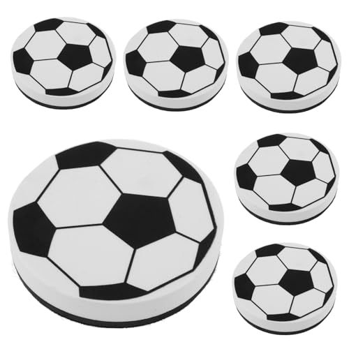 TOBBOMEY 6 Stück Teiliges Whiteboard Radiergummi Magnetisch Leichte Wiederverwendbare Trockenlöscher Kleine Schultafel Schwämme Waschbar Ergonomisch für Klassenzimmer Büro und Zuhause von TOBBOMEY