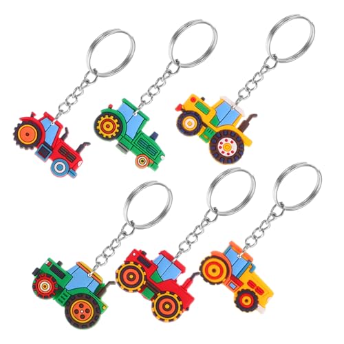 TOBBOMEY 6Stücke Schlüsselanhänger für Agrarfahrzeuge Schlüsselringe Osterkorb Füller und Klassenzimmerpreise Lustige für Partys und Anlässe TOBBOMEY 6Stücke Schlüsselanhänger für Agrarfahrzeuge Schlüsselringe Osterkorb Füller und Klassenzimmerpreise Lustige für Partys und Anlässe von TOBBOMEY