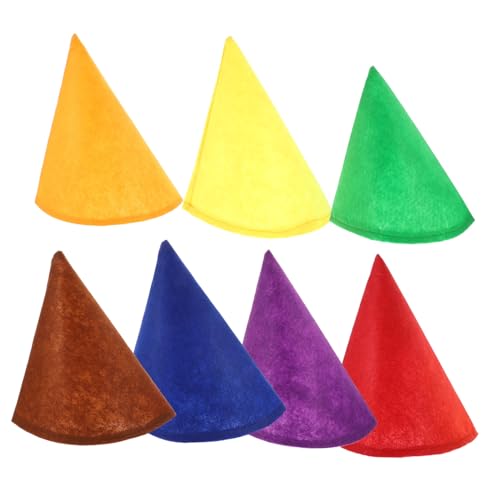 TOBBOMEY 7 Stück Teiliges Filz Zwergenmützen für Erwachsene und Weihnachts Gnom Hüte Leichte Hautfreundliche Party und Halloween Kostümaccessoires Vielseitig als Fotorequisite und TOBBOMEY 7 Stück Teiliges Filz Zwergenmützen für Erwachsene und Weihnachts Gnom Hüte Leichte Hautfreundliche Party und Halloween Kostümaccessoires Vielseitig als Fotorequisite und von TOBBOMEY