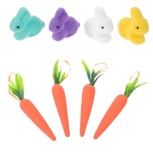 TOBBOMEY 8st Osterhase Hasen Wurf Kaninchen Plüsch Osterparty Gefallen Ostern Baumschmuck Karotten-Ornamente Zu Ostern Osterkarotte Hängende Ornamente Osterschmuck Schaum TOBBOMEY 8st Osterhase Hasen Wurf Kaninchen Plüsch Osterparty Gefallen Ostern Baumschmuck Karotten-Ornamente Zu Ostern Osterkarotte Hängende Ornamente Osterschmuck Schaum von TOBBOMEY