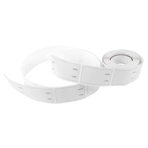 TOBBOMEY Abziehbare Gefrieretiketten Rolle Selbstklebende Lebensmittelaufkleber zum Beschriften Haushaltsbehälter und Gefrierschrank Wiederverwendbare Datumsaufkleber für Küche und TOBBOMEY Abziehbare Gefrieretiketten Rolle Selbstklebende Lebensmittelaufkleber zum Beschriften Haushaltsbehälter und Gefrierschrank Wiederverwendbare Datumsaufkleber für Küche und von TOBBOMEY