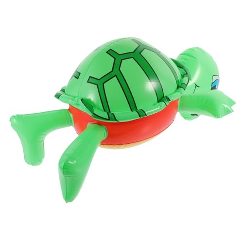 TOBBOMEY Aufblasbarer PVC Schildkrötenballon für Partydeko Leichtes Wasserspielzeug für Outdoor Geburtstag Kompakt Einfach zu Aufblasen für Themenpartys und Reisegebrauch von TOBBOMEY