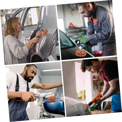 TOBBOMEY Auto Entferner Radierer mit Adapter Kit Gummirad für Autokleber und Decals Kratzfreies Entfernen von Aufklebern Schnelles Auto dekorations werkzeug aus Langlebigem Gummi von TOBBOMEY