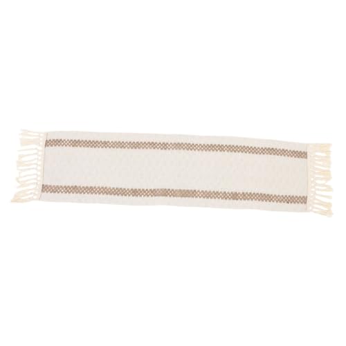 TOBBOMEY Boho Tischläufer Leinen mit Eleganten Quasten Rustikaler Gewebter Tischläufer für Esszimmer Partys und Festliche Wohnraumdekoration TOBBOMEY Boho Tischläufer Leinen mit Eleganten Quasten Rustikaler Gewebter Tischläufer für Esszimmer Partys und Festliche Wohnraumdekoration von TOBBOMEY