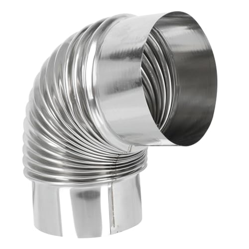 TOBBOMEY Edelstahl Ofenrohr Bogen Rauchrohr Knick Abgasrohr Kamin Schornstein Abzug Flexibel für Küche Bad Trocknerräume Feuerfest Langlebig Einfache Montage TOBBOMEY Edelstahl Ofenrohr Bogen Rauchrohr Knick Abgasrohr Kamin Schornstein Abzug Flexibel für Küche Bad Trocknerräume Feuerfest Langlebig Einfache Montage von TOBBOMEY