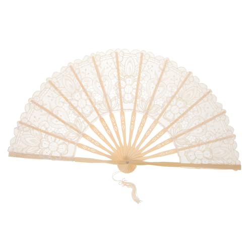 TOBBOMEY Eleganter Faltfächer aus Spitze Handgefertigter Handfächer für Diy Wohnkultur Hochzeiten und Tanzpartys Vintage Stil Robust und Dekorativ als TOBBOMEY Eleganter Faltfächer aus Spitze Handgefertigter Handfächer für Diy Wohnkultur Hochzeiten und Tanzpartys Vintage Stil Robust und Dekorativ als von TOBBOMEY