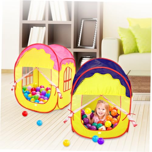 TOBBOMEY Faltbares Indoor Spielzelt für Jahre mit Robustem Material Einfache Montage Pflegeleicht Geräumig für Junge Mädchen Schlaf und Kreatives von TOBBOMEY