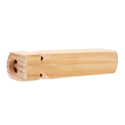 TOBBOMEY Holz Zugpfeife Musikinstrument mit Glatten Kanten Pädagogisch Kreativitätsfördernd für Jungen Mädchen Geburtstagsgeschenk Weihnachtsdeko Partyzubehör von TOBBOMEY