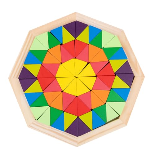 TOBBOMEY Holzbausatz Lernspielzeug Bunte Geometrische Formen Puzzle Bausteine für Frühe Bildung und Schulanfang Motorische und Kreatives Legespiel für Jungen und Mädchen TOBBOMEY Holzbausatz Lernspielzeug Bunte Geometrische Formen Puzzle Bausteine für Frühe Bildung und Schulanfang Motorische und Kreatives Legespiel für Jungen und Mädchen von TOBBOMEY