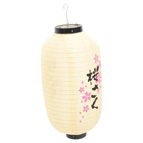 TOBBOMEY Japanische Laterne Hängend Design Beige Traditionelle Deko Für Garten Restaurant Festliche Beleuchtung TOBBOMEY Japanische Laterne Hängend Design Beige Traditionelle Deko Für Garten Restaurant Festliche Beleuchtung von TOBBOMEY