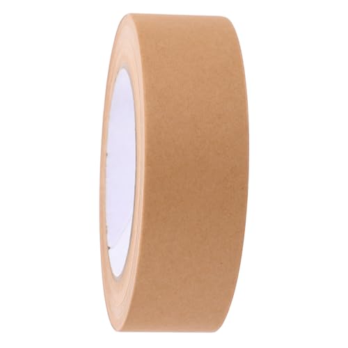 TOBBOMEY Kraftpapier Verpackungsband Beschreibbares Reißfestes Klebeband für Kartons Vielseitig Einsetzbar Hohe Klebkraft für Versand Umzug und Lagerung von TOBBOMEY