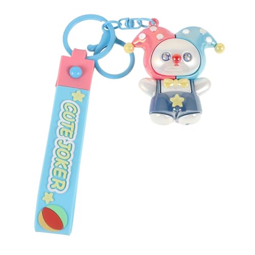 TOBBOMEY Kreativer Clown Anhänger, Clown Schlüsselanhänger, Süßer Schlüsselanhänger, Clown Spielzeug, Schlüsselanhänger, Zubehör Für Frauen, Süße Clown Spielzeuge, Süße Schlüsselanhänger TOBBOMEY Kreativer Clown Anhänger, Clown Schlüsselanhänger, Süßer Schlüsselanhänger, Clown Spielzeug, Schlüsselanhänger, Zubehör Für Frauen, Süße Clown Spielzeuge, Süße Schlüsselanhänger von TOBBOMEY