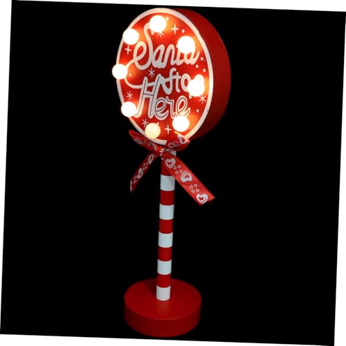 TOBBOMEY LED Weihnachtsdeko Lampe aus Holz Warmes Licht Vielseitige Tisch und Schaufensterbeleuchtung für Festtagsdeko Party Hochzeit und Stilvolle Weihnachtsatmosphäre von TOBBOMEY