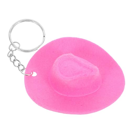 TOBBOMEY Mini Cowboy Hut Schlüsselanhänger Ästhetischer Taschenanhänger und Schlüsselhalter Vielseitiger Charme für Damen Tragbarer Mode accessoire für Schule und Party TOBBOMEY Mini Cowboy Hut Schlüsselanhänger Ästhetischer Taschenanhänger und Schlüsselhalter Vielseitiger Charme für Damen Tragbarer Mode accessoire für Schule und Party von TOBBOMEY