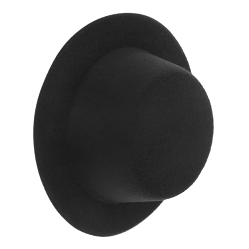 TOBBOMEY Mini Puppenhut aus Baumwolle Leichter DIY Bastelhut für Puppenkostüme Dekoration für Cosplay und Fotopuppen Schwarz Zart und Einfach Anzuziehen TOBBOMEY Mini Puppenhut aus Baumwolle Leichter DIY Bastelhut für Puppenkostüme Dekoration für Cosplay und Fotopuppen Schwarz Zart und Einfach Anzuziehen von TOBBOMEY