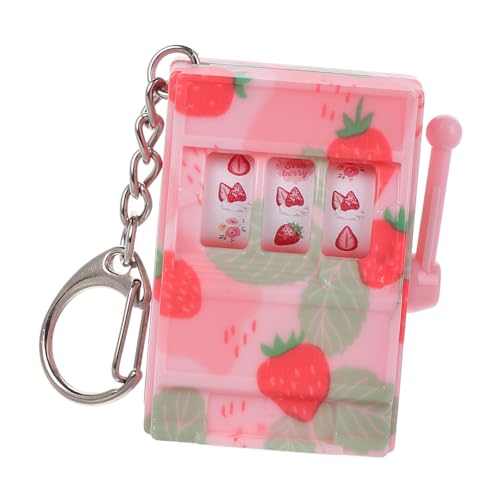 TOBBOMEY Mini Spielautomat, Auto Schlüsselanhänger, Erdbeer Schlüsselanhänger, Taschenanhänger, Mini Spiel Schlüsselanhänger, Lebensmittel Schlüsselanhänger, Süßer Schlüsselanhänger, Obst TOBBOMEY Mini Spielautomat, Auto Schlüsselanhänger, Erdbeer Schlüsselanhänger, Taschenanhänger, Mini Spiel Schlüsselanhänger, Lebensmittel Schlüsselanhänger, Süßer Schlüsselanhänger, Obst von TOBBOMEY