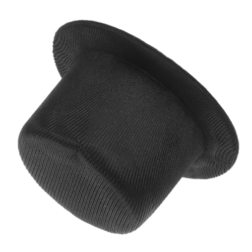 TOBBOMEY Miniatur Mütze Handgefertigter Kleiner Schwarzer Puppenhut DIY Bastelmaterial Basteldeko für Schneemann und Puppenzubehör TOBBOMEY Miniatur Mütze Handgefertigter Kleiner Schwarzer Puppenhut DIY Bastelmaterial Basteldeko für Schneemann und Puppenzubehör von TOBBOMEY